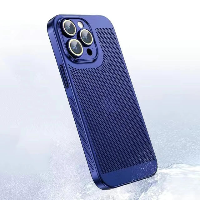 Case Ultra Glass Slim Para iPhone – Dissipação de Calor + Galvanoplastia Premium