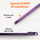 Case Ultra Glass Slim Para iPhone – Dissipação de Calor + Galvanoplastia Premium